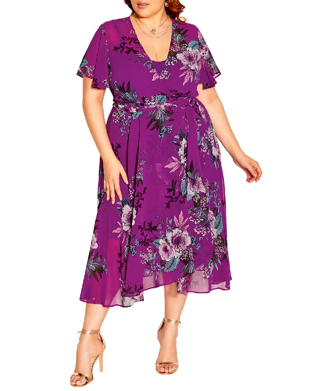 Fernanda Botanica Berry Dress | Magenta / Pink