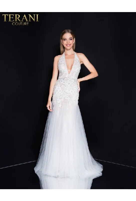 Terani Couture 1811P5238X Prom Long Beaded Formal Dress