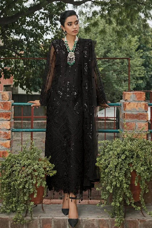 Pakistani Black Dress Party Wear Designer Online #PF137