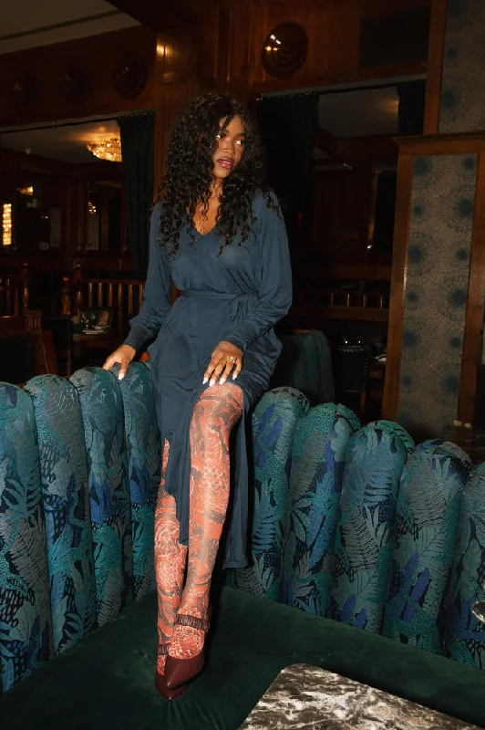 The Long Sleeved Kaftan Dress