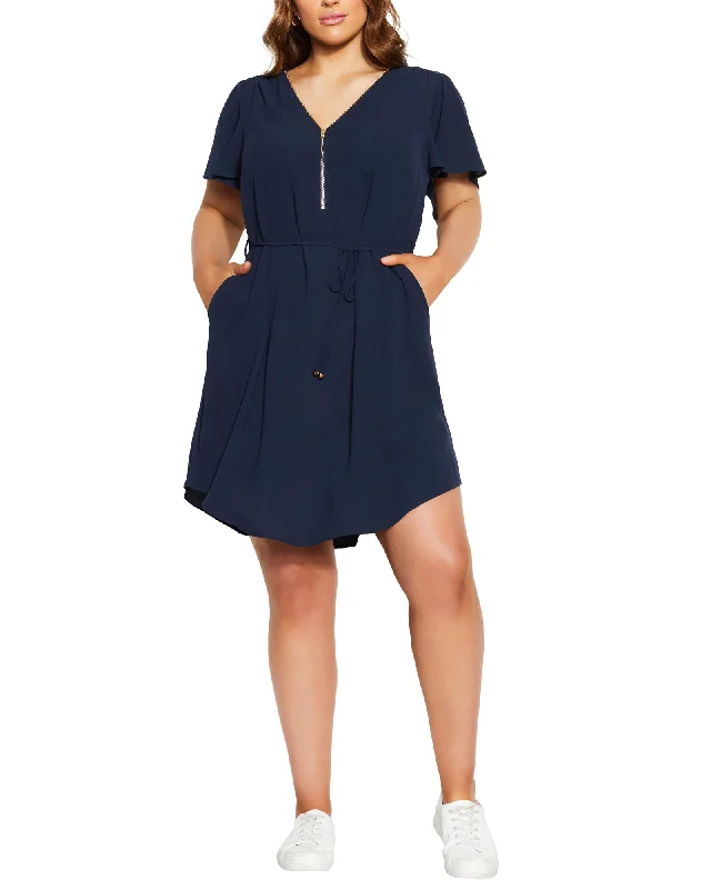 Stacy Dress | Navy