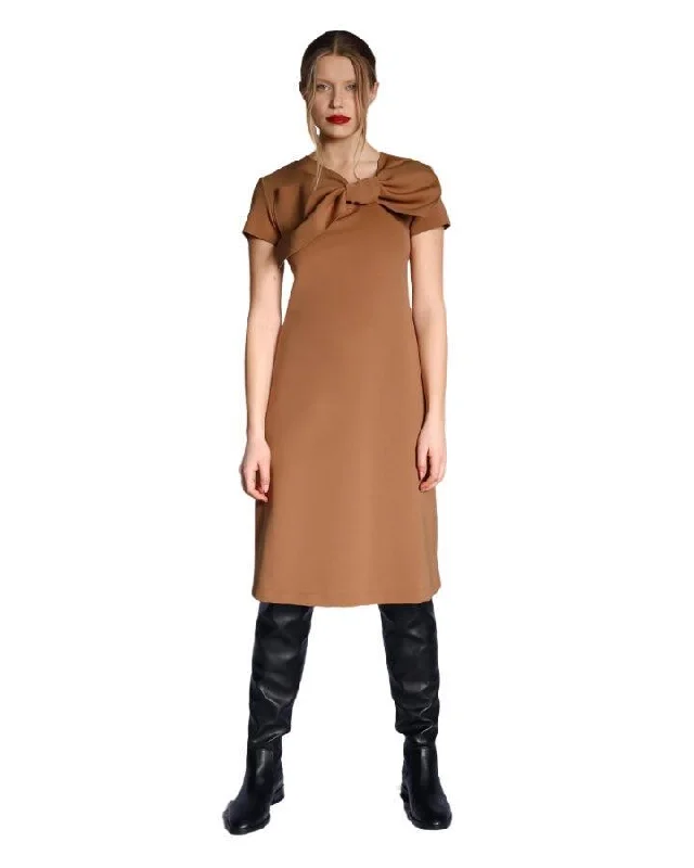 Marie Saint Pierre Holly Scuba Bow Dress