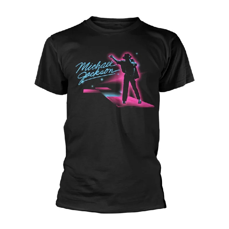 Michael Jackson Unisex T-shirt: Neon Thin T-Shirt Open Front Quick Dry