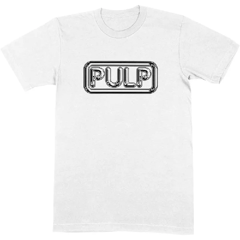 Pulp | Official Band T-Shirt | Different Class Logo (white) Front Pockets Side Pockets Patch Pockets Pulp | Official Band T-Shirt | Different Class Logo (white) Front Pockets Side Pockets Patch Pockets