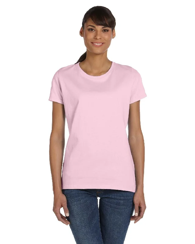 Fruit of the Loom Ladies Heavy Cotton T-Shirt | Classic Pink Elegant Classic Vintage