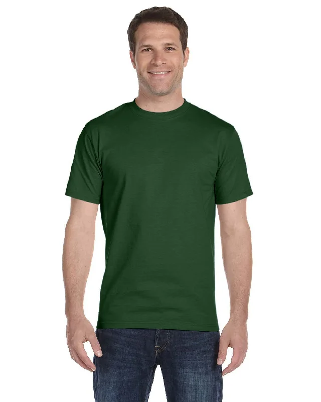 Gildan DryBlend 50/50 T-Shirt | Sport Dark Green Solid Print Embellished