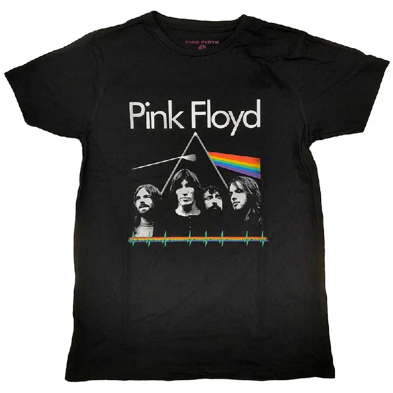 Pink Floyd | Official Band T-Shirt | Dark Side of the Moon Band & Pulse Plaid T-Shirt Polka Dot Checkered Pink Floyd | Official Band T-Shirt | Dark Side of the Moon Band & Pulse Plaid T-Shirt Polka Dot Checkered