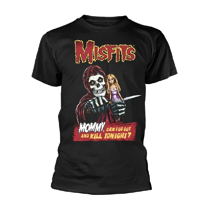 Misfits Unisex T-shirt: Mommy - Double Feature Lace Blend Ribbed Blend Corduroy Blend