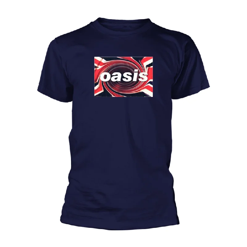 Oasis Unisex T-shirt: Union Jack Wool Fabric Cashmere Fabric Tweed Fabric