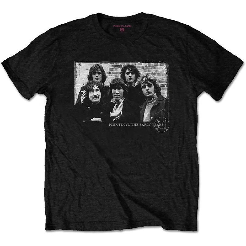 Pink Floyd | Official Band T-Shirt | The Early Years 5 Piece Mesh Fabric Canvas Fabric Denim Fabric Pink Floyd | Official Band T-Shirt | The Early Years 5 Piece Mesh Fabric Canvas Fabric Denim Fabric