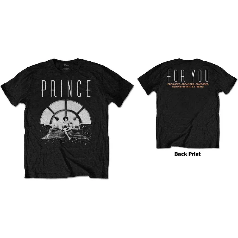 Prince | Official Band T-Shirt | For You Triple (Back Print) Mesh Blend Leather Blend Suede Blend Prince | Official Band T-Shirt | For You Triple (Back Print) Mesh Blend Leather Blend Suede Blend