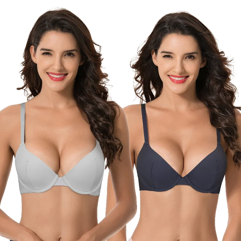 Women's Plus Size Padded Underwire Full Coverage Bra Strapless Support Bra