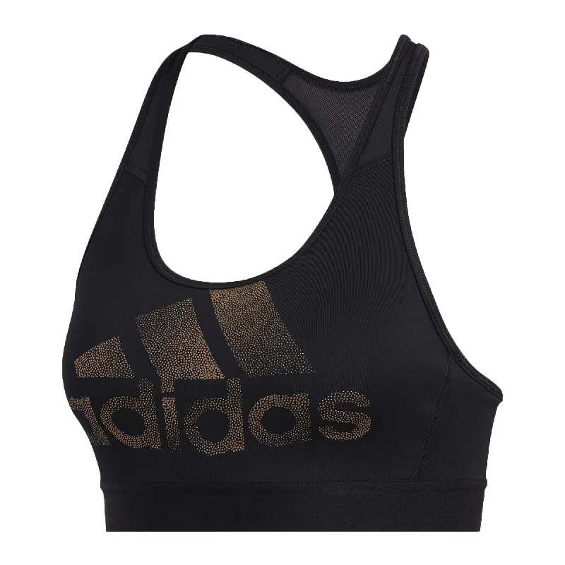 adidas Women's Holiday Sports Bra Black Active Wear Bra