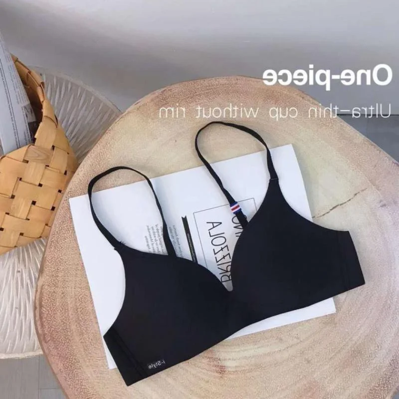 Best Stylish Thin Cup Seamless Push-up Non-wired Strap Comfortable Bra Smooth Fit Bra