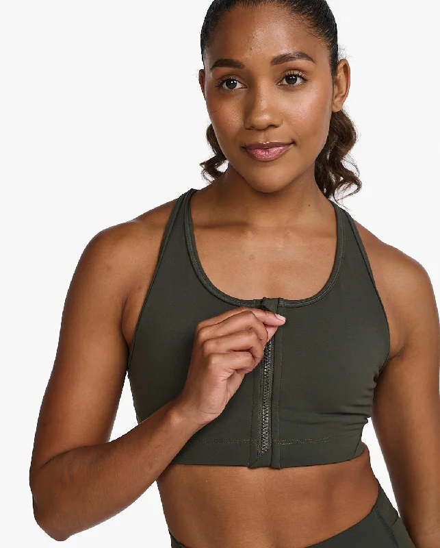 Motion Zip Bra Trendy Sports Bra