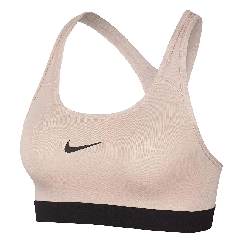 Nike Women's Pro Classic Padded Sports Bra Echo Pink/Black Comfortable Lace Bra