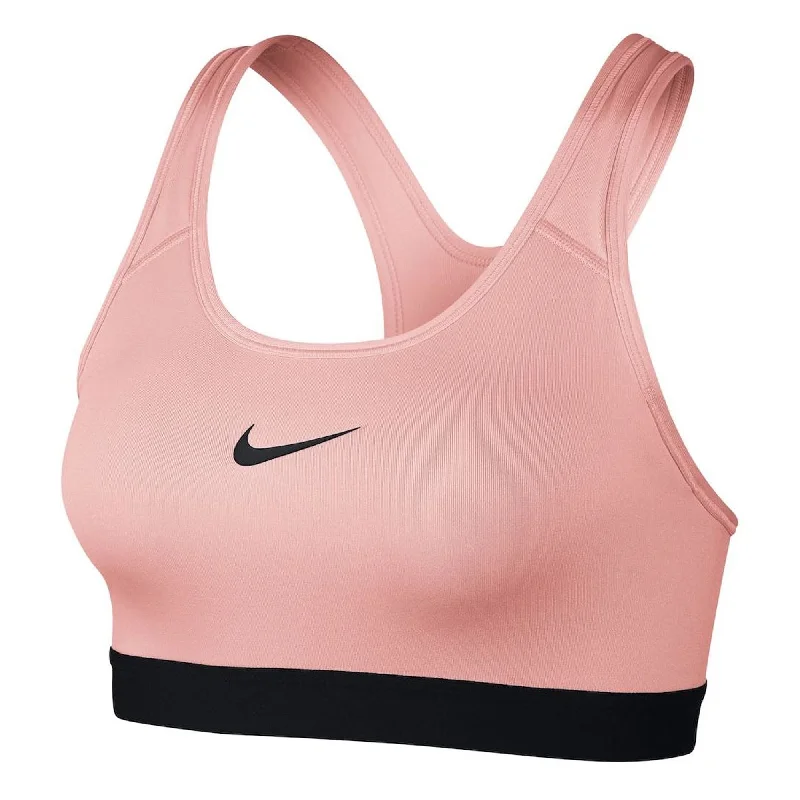 Nike Women's Pro Classic Padded Sports Bra Storm Pink/Black Chic Lace Bralette