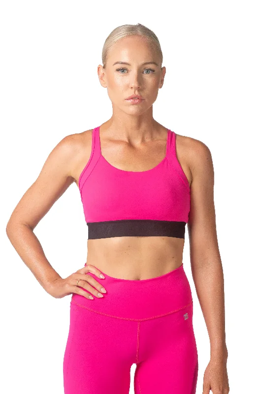 Women's WYN Active All Sport Support Bra - Raspberry Strapless Support Bra