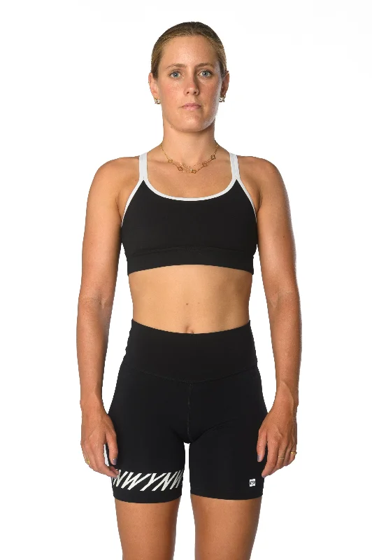 Women's WYN Active On Call Bra - Black Supportive Wireless Bra