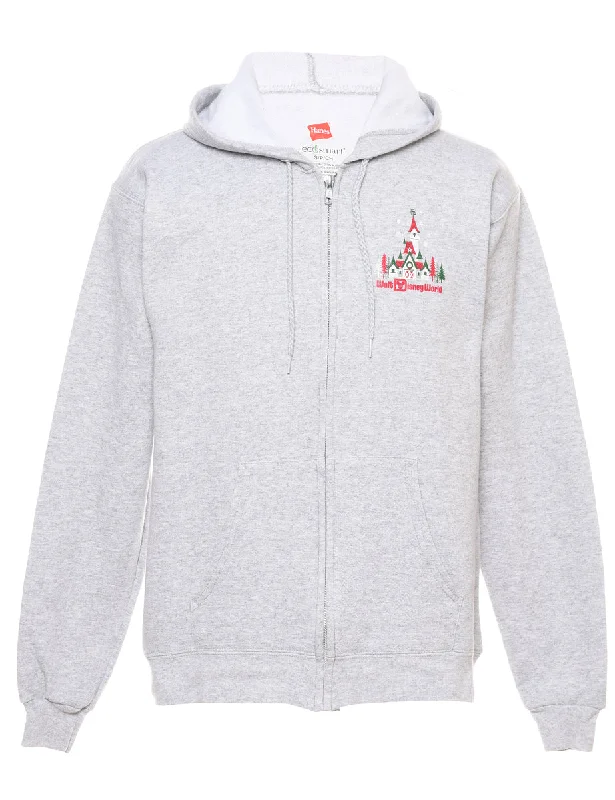 Christmas Tree Design Hooded Sweatshirt - S Hoodie Jacket Zipper Layering