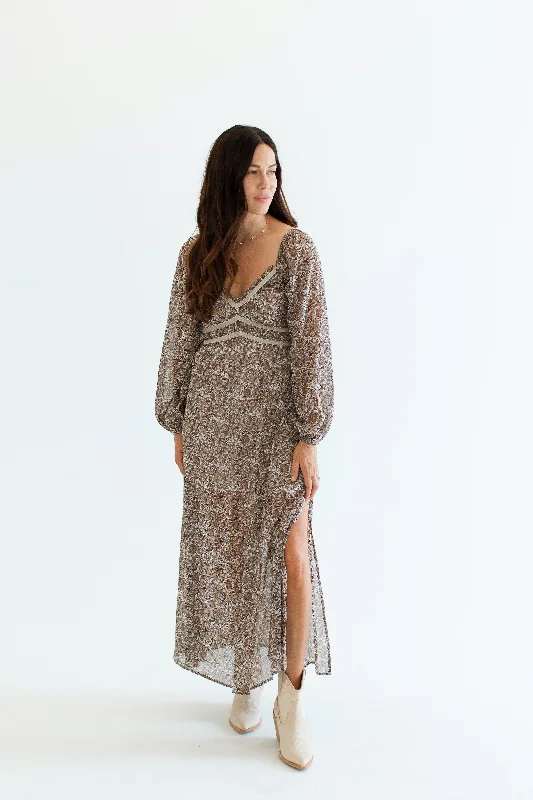 Demi Maxi Dress Elegant Boho Maxi Dress