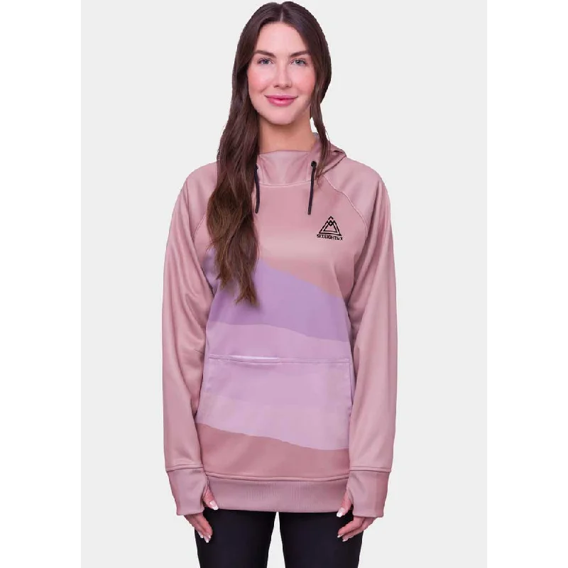 686 Women's Bonded Fleece Hoody Jacket 2024 - Dusty Mauve Jersey Jacket Tulle Jacket Batik Jacket