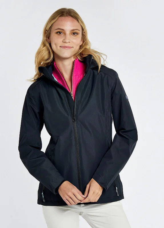 Garryvoe Waterproof Jacket - Navy Anorak Shell Jacket Lightweight Jacket