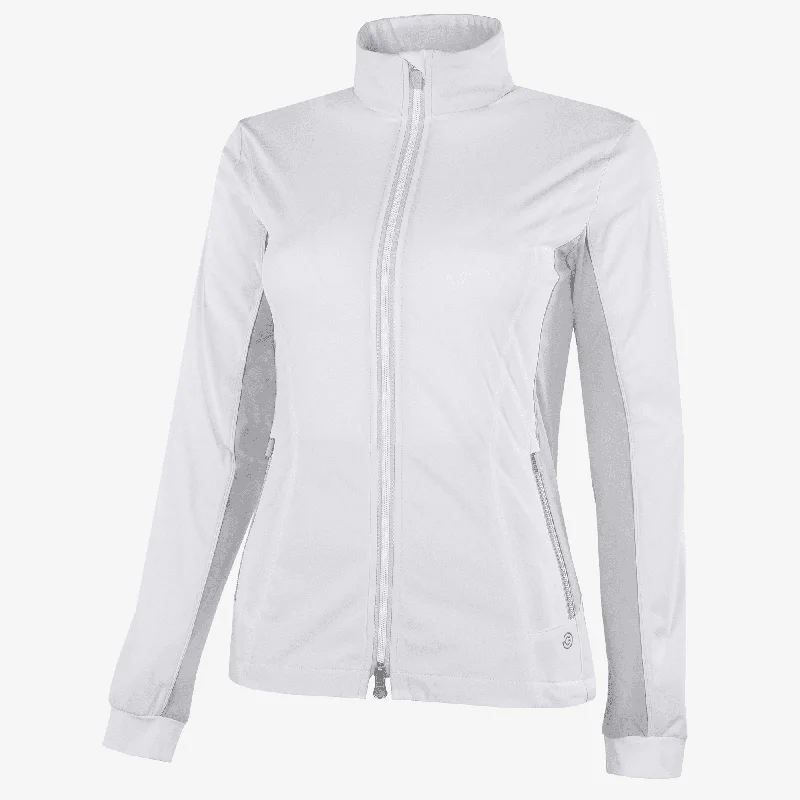 Larissa - Windproof and water repellent golf jacket Knit Jacket Woven Jacket Fleece Jacket