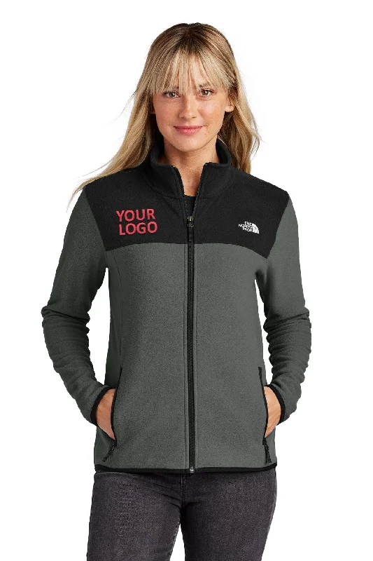 The North Face Ladies Glacier Custom Fleece Jackets, Asphalt Grey Jersey Jacket Tulle Jacket Batik Jacket