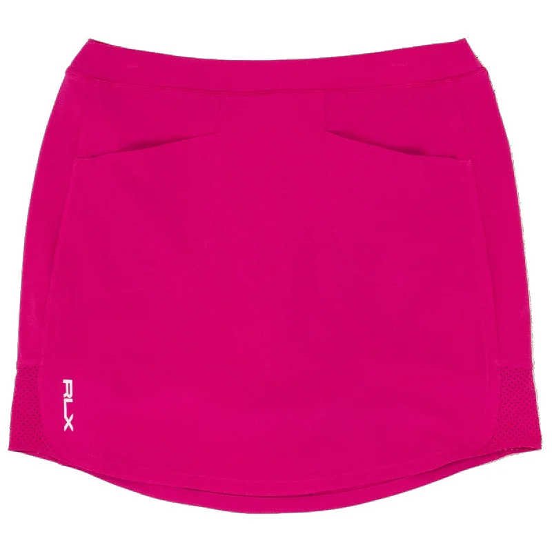 RLX Ralph Lauren Aim 15in Aruba Pink Womens Golf Skort wrap skirt elegant