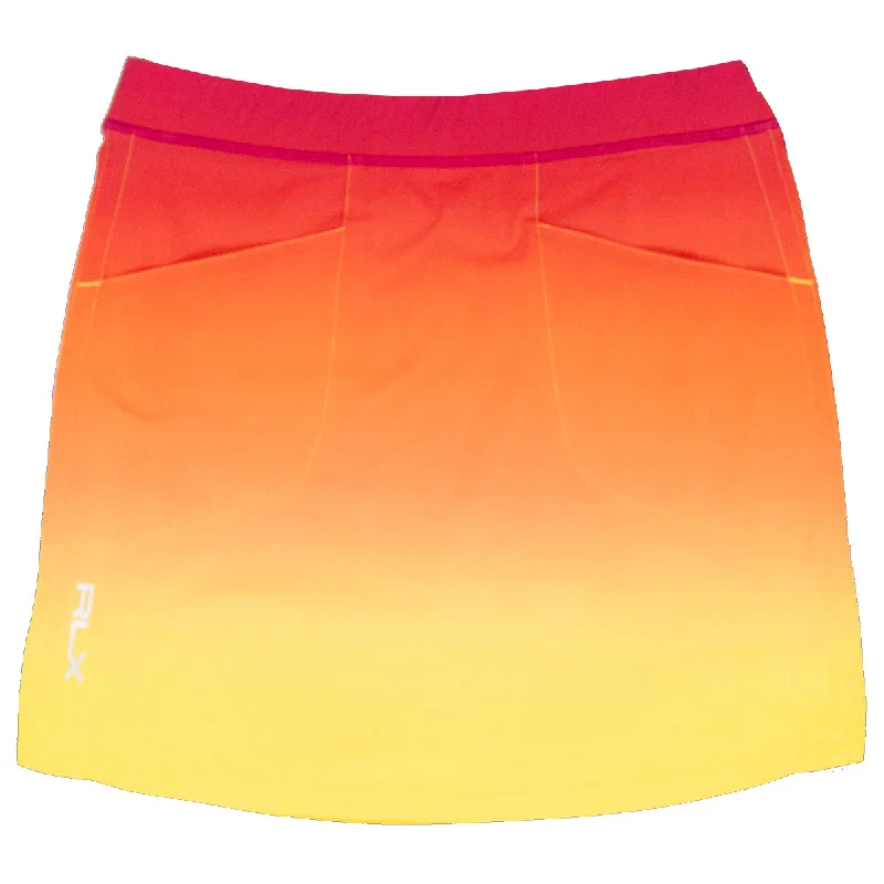 RLX Ralph Lauren Printed Aim 17in Sunset Womens Golf Skort relaxed fit skirt