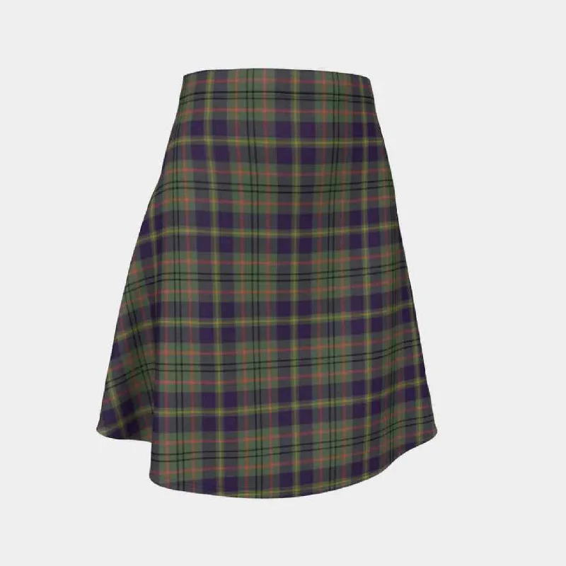 Taylor Weathered Tartan Flared Skirt maxi skirt elegant